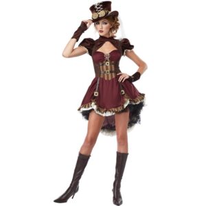 Cosplay steampunk femme pirate